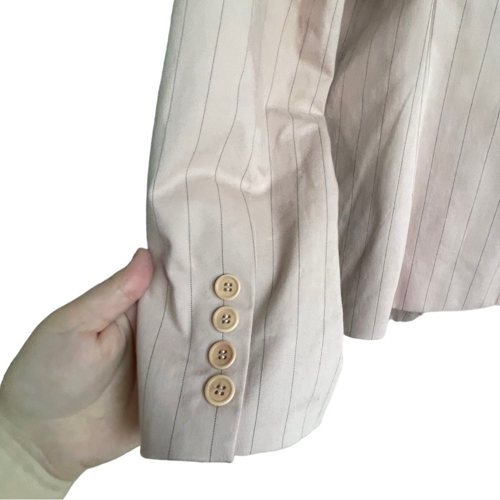 BCBG MaxAzria Blazer Two Button Pink Lined Size Medium - Picture 6 of 7